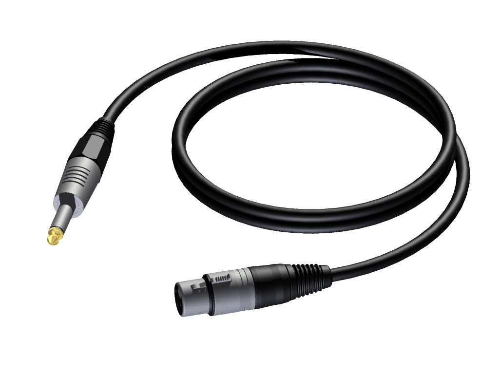 ProCab Jack > XLR hun - mikrofonkabel 10 meter