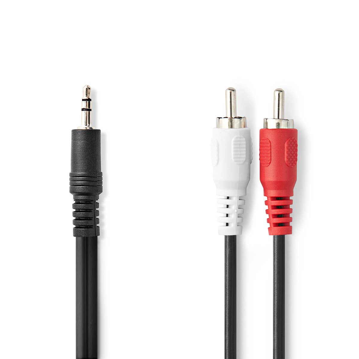 Adapter Cable 3.5mm Jack Stereo to 2 x RCA Phono (2 Meters)