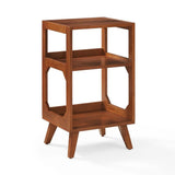 Crosley Asheville Small tavolino per Giradischi con spazio per dischi in vinile – Walnut