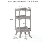 Crosley Asheville Small Stand porta dischi in vinile