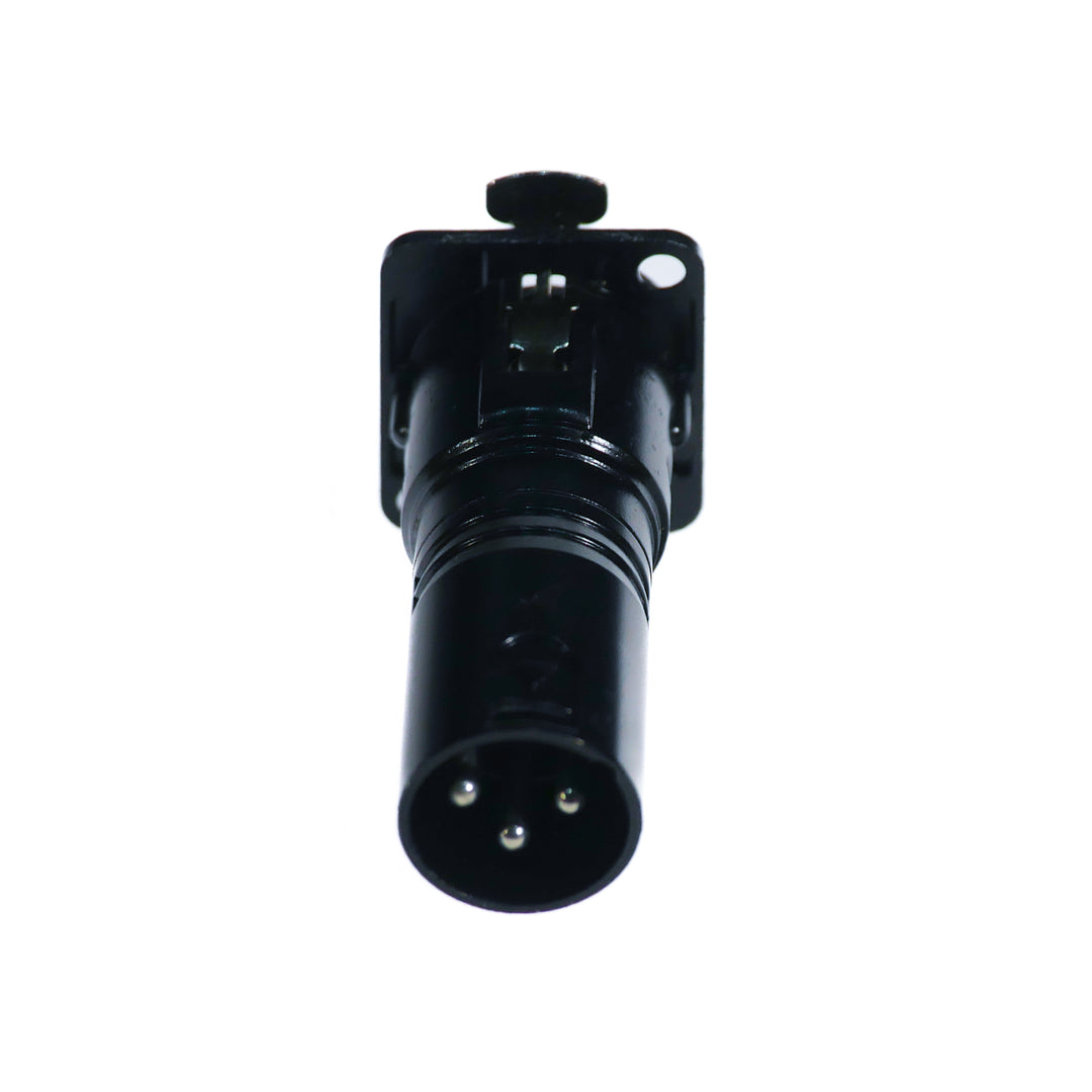 Perfex XLR Maschio a XLR Femmina Chassis Connettore (Nero)
