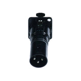 Perfex XLR Maschio a XLR Femmina Chassis Connettore (Nero)