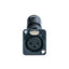 Perfex XLR Maschio a XLR Femmina Chassis Connettore (Nero)