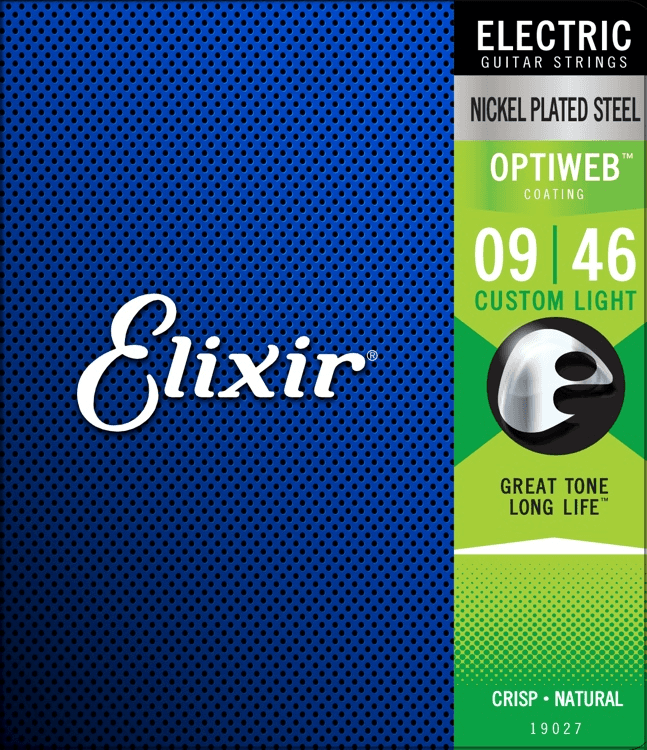 Elixir Optiweb Corde per Chitarra (Custom Light, 09-46)