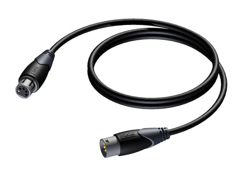 ProCab DMX-AES 110 Ohm digitale audio XLR a 5 pin 1,5 m