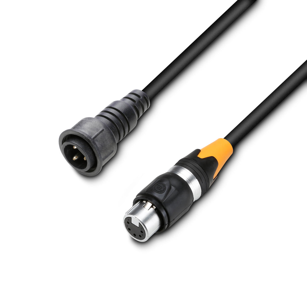 Cameo DMX 5 AD OUT IP65 - Adattatore DMX OUT LED IP-Par, 5 poli, 1,0 m