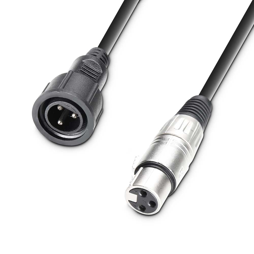Cameo DMX ADAPTER OUT - Cavo adattatore per proiettore da esterno IP65, connettore IP65 per XLR femmina a 3 poli
