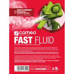 Cameo FAST FLUID 5 L - Liquido per nebbia con densità molto elevata e tempo di permanenza molto breve 5 L