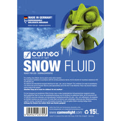 Cameo SNOW FLUID 15 L - Liquido speciale per macchine della neve per la produzione di schiuma 15 L