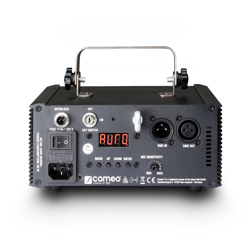 Cameo WOOKIE 200 RGY - Laser per animazioni 200 mW RGY