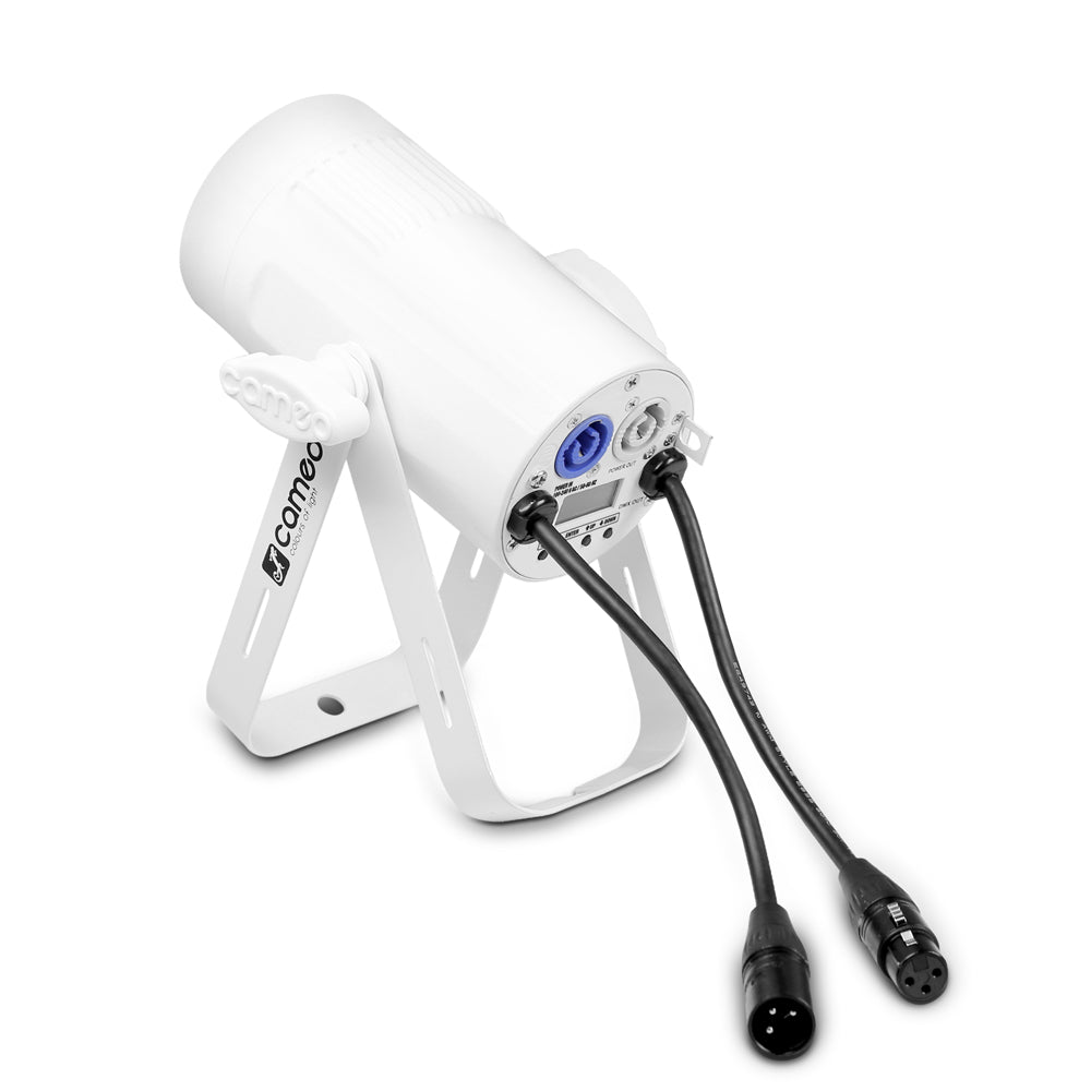 Cameo Q-SPOT 15 RGBW WH - Faretto compatto con 15W RGBW LED in involucro bianco