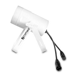 Cameo Q-SPOT 15 RGBW WH - Faretto compatto con 15W RGBW LED in involucro bianco