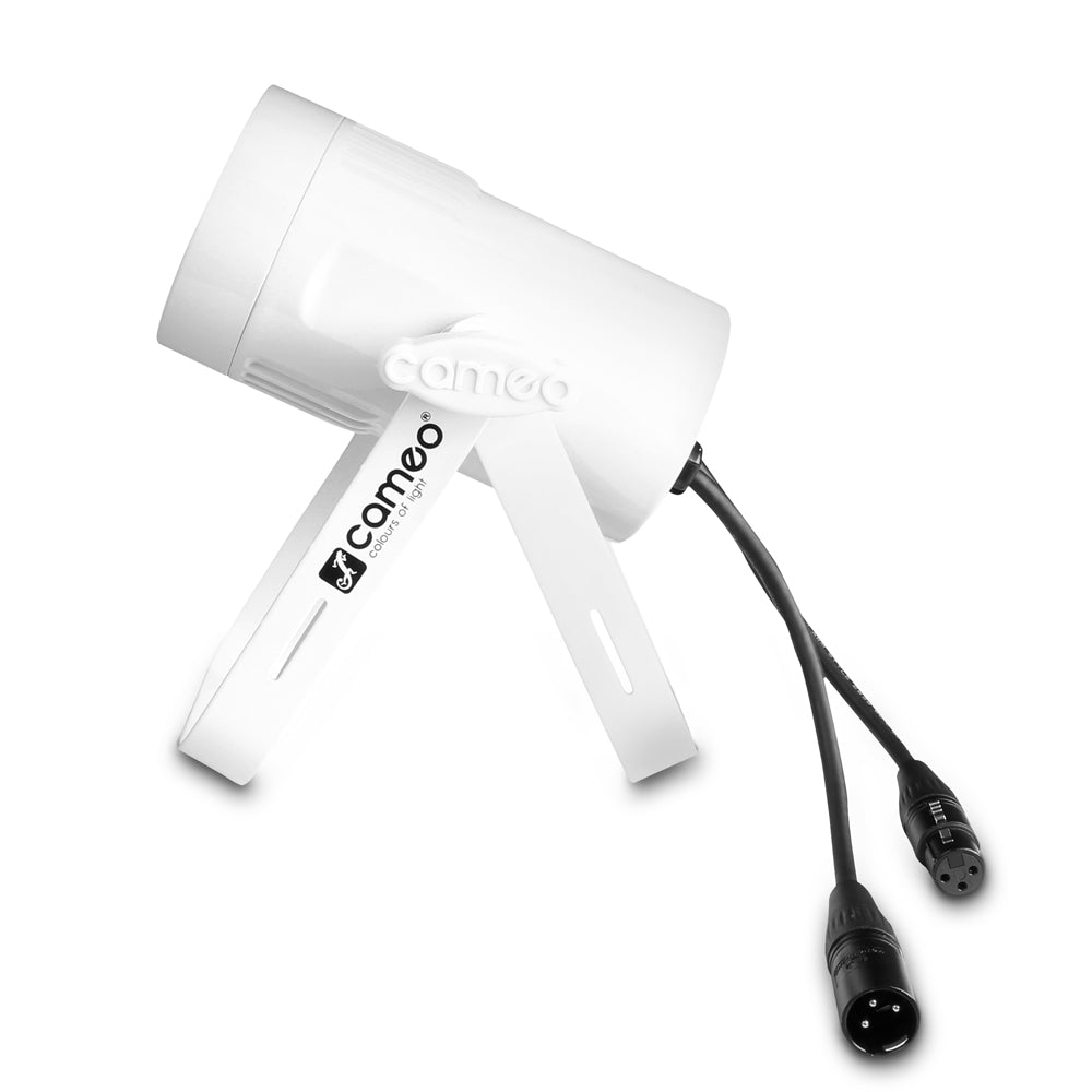 Cameo Q-SPOT 15 RGBW WH - Faretto compatto con 15W RGBW LED in involucro bianco