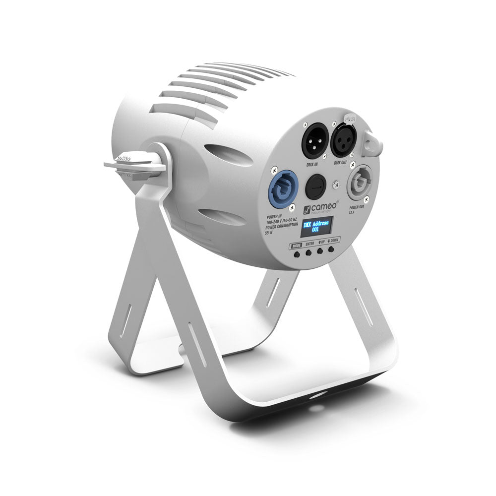 Cameo Q-SPOT 40 RGBW WH - Compatto faretto con 40W RGBW LED in involucro bianco