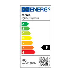 Cameo Q-SPOT 40 TW - Spot compatto con LED bianco regolabile da 40 W, in nero