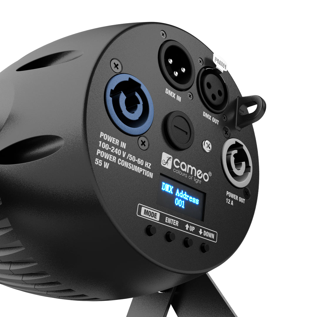 Cameo Q-SPOT 40 TW - Spot compatto con LED bianco regolabile da 40 W, in nero