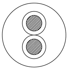 ProCab cavo per altoparlanti EN50399 2 x 4 mm² 100 metri (CLS240-B2CA-1)