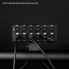 Cameo SB 6 T RDM - splitter/booster DMX/RDM a 6 uscite con connettori a 3 e 5 poli