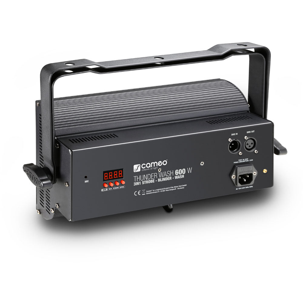 Cameo THUNDER® WASH 600 W - luce strobe-, blinder- e wash 3-in-1 648 x 0,2 W luce bianca