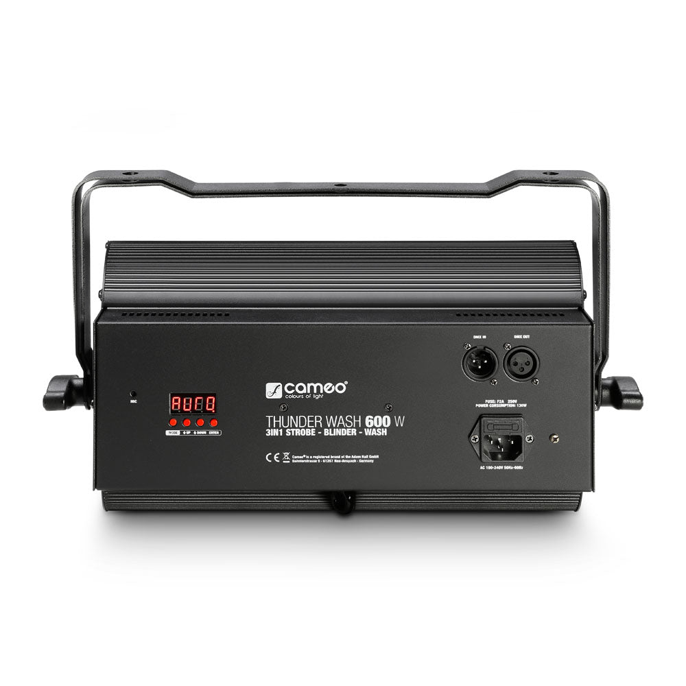 Cameo THUNDER® WASH 600 W - luce strobe-, blinder- e wash 3-in-1 648 x 0,2 W luce bianca
