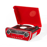 Crosley Powel CR6047A Giradischi 7-in-1 con Bluetooth, CD e radio