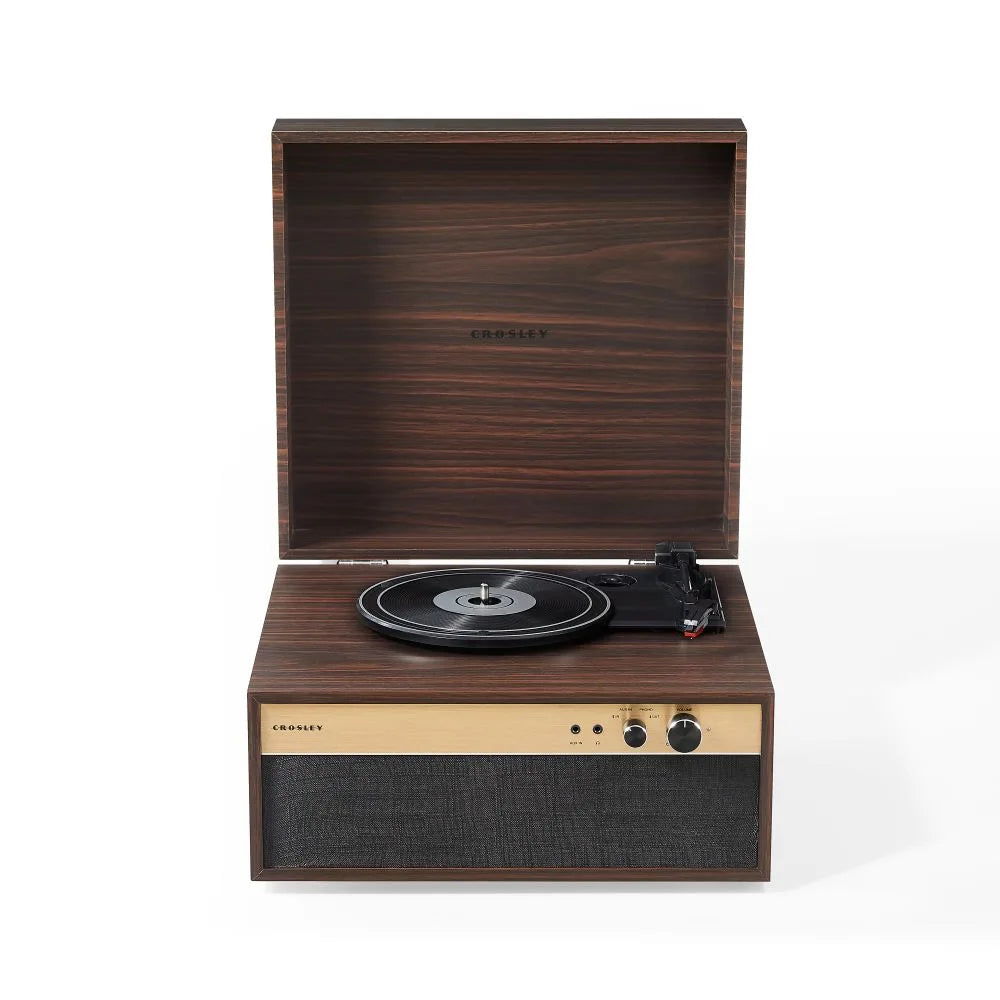 Crosley Jasper retro Pladespiller, Valnød