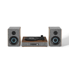 Crosley Arya Giradischi con altoparlanti, Gray
