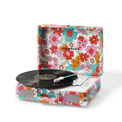Crosley Cruiser Plus Giradischi Bluetooth bidirezionale (Groovy Floral)
