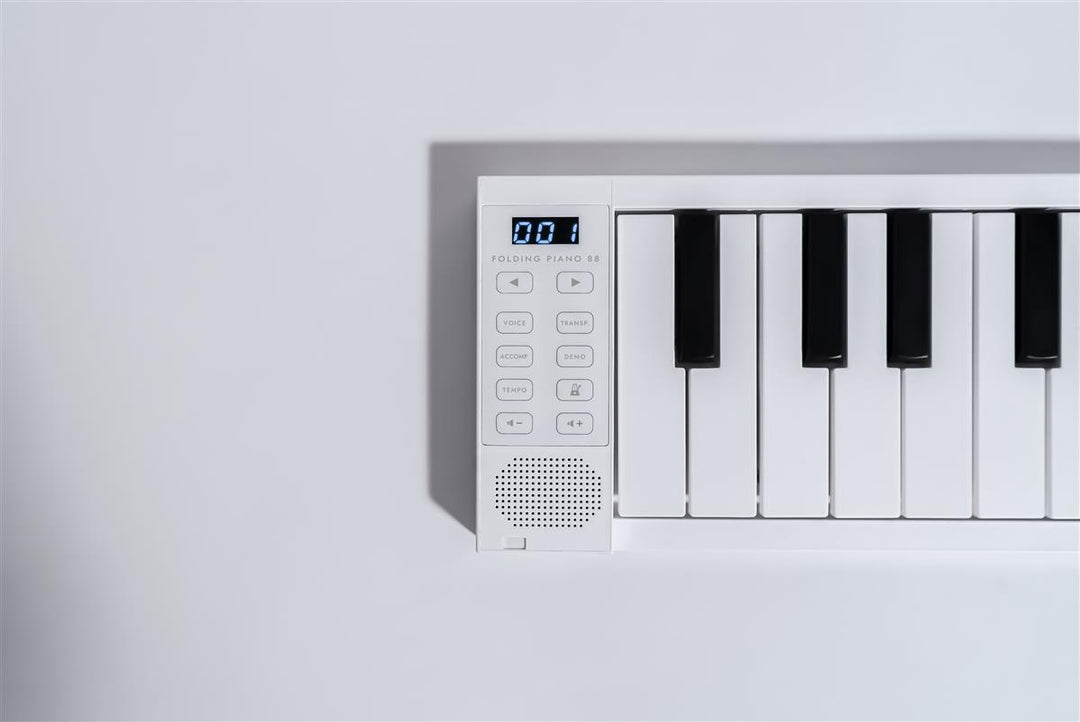 Carry-On Folding Piano 88 Tastiere (Hvid)