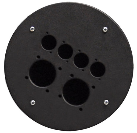 ProCab center plade til tromle 2xPower & 4xD-size hul