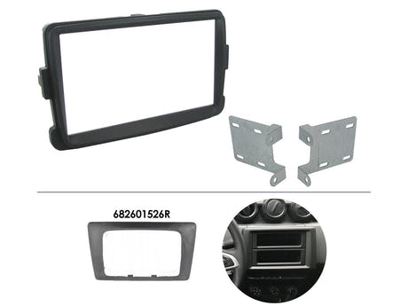 2-DIN Cornice per Dacia