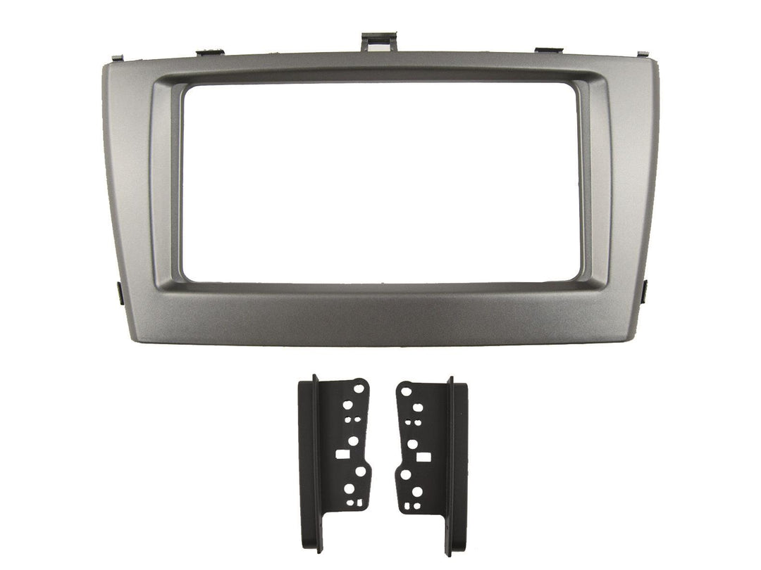 Cornice 2-DIN per Toyota Avensis T27 (Argento)