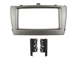 Cornice 2-DIN per Toyota Avensis T27 (Argento)