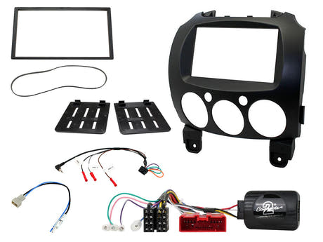 CTKMZ09 Kit di montaggio 2-DIN per Mazda 2