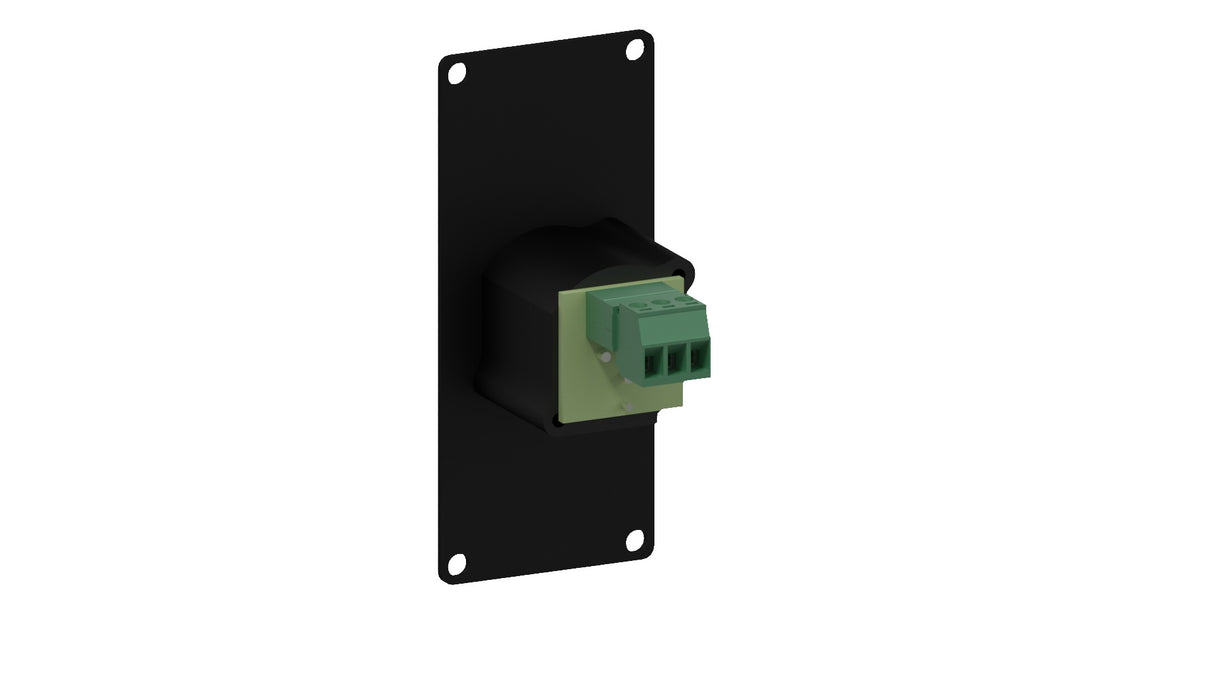 Caymon CASY122 1 plads, plade 1 x XLR han > 3-pin