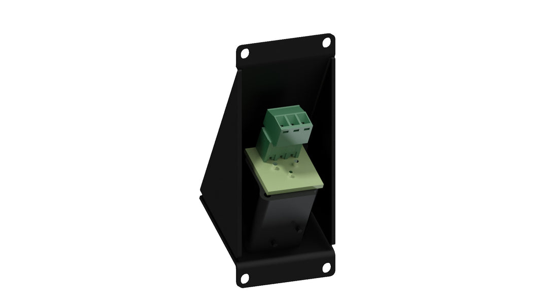 Caymon CASY123 1 posto, piastra angolata con 1 XLR femmina 3-pin