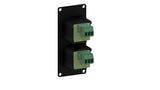 Caymon CASY125 1 plads, plade 2 x XLR hun > 3-pin