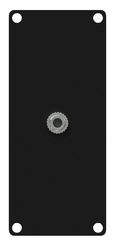 Caymon CASY135 1 plads, plade 1 x minijack gennemføring