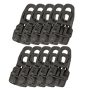 Molton Clips Midi (10 pcs.) - black