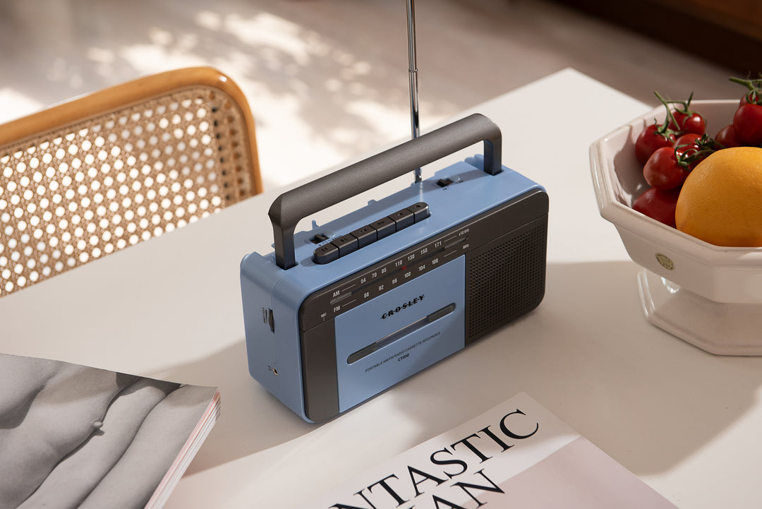 Crosley - Lettore di cassette (Blu)