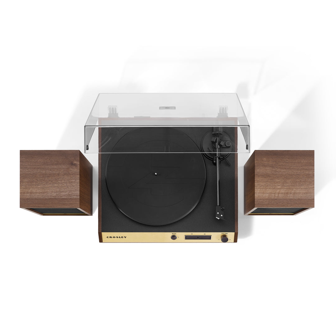 Crosley C72 Turntable with Speakers (Walnut)