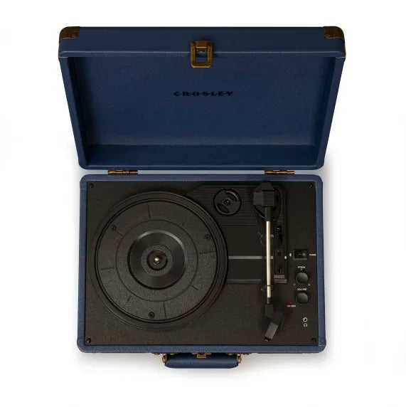 Crosley Cruiser Plus Giradischi Bluetooth bidirezionale (Navy)