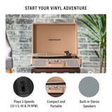 Crosley Cruiser Plus Turntable Two-Way Bluetooth (Light Tan)