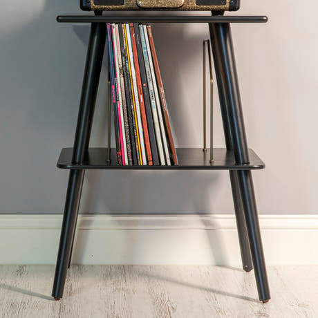 Crosley - Manchester Mobile per giradischi (Nero)