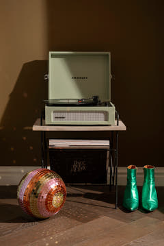 Crosley - Wiltshire Tavolo per giradischi (Naturale)