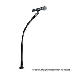 Adam Hall Stands D 921 BLK - Piastra di montaggio per collo di cigno