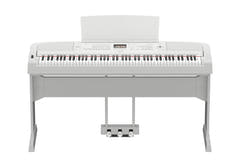 Yamaha DGX670 Pianoforte Digitale (Bianco)