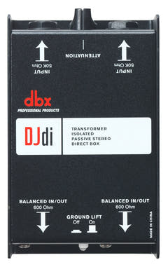 dbx DJDI DI Box Passiva a 2 canali