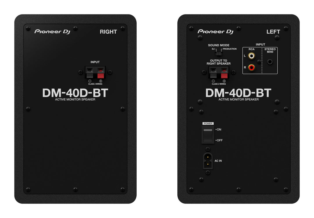 Pioneer DJ DM-40D-BT - Monitor da Studio con Bluetooth (Nero)