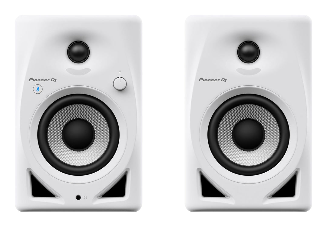 Pioneer DJ DM-40D-BT-W Monitor da Studio con Bluetooth (Bianco)